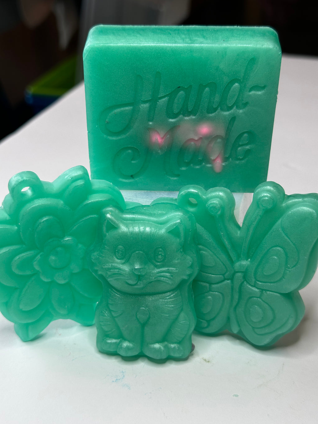 Surprise Inside Bar, Butterflies, Cat - Glycerin Soap 7.0 oz.