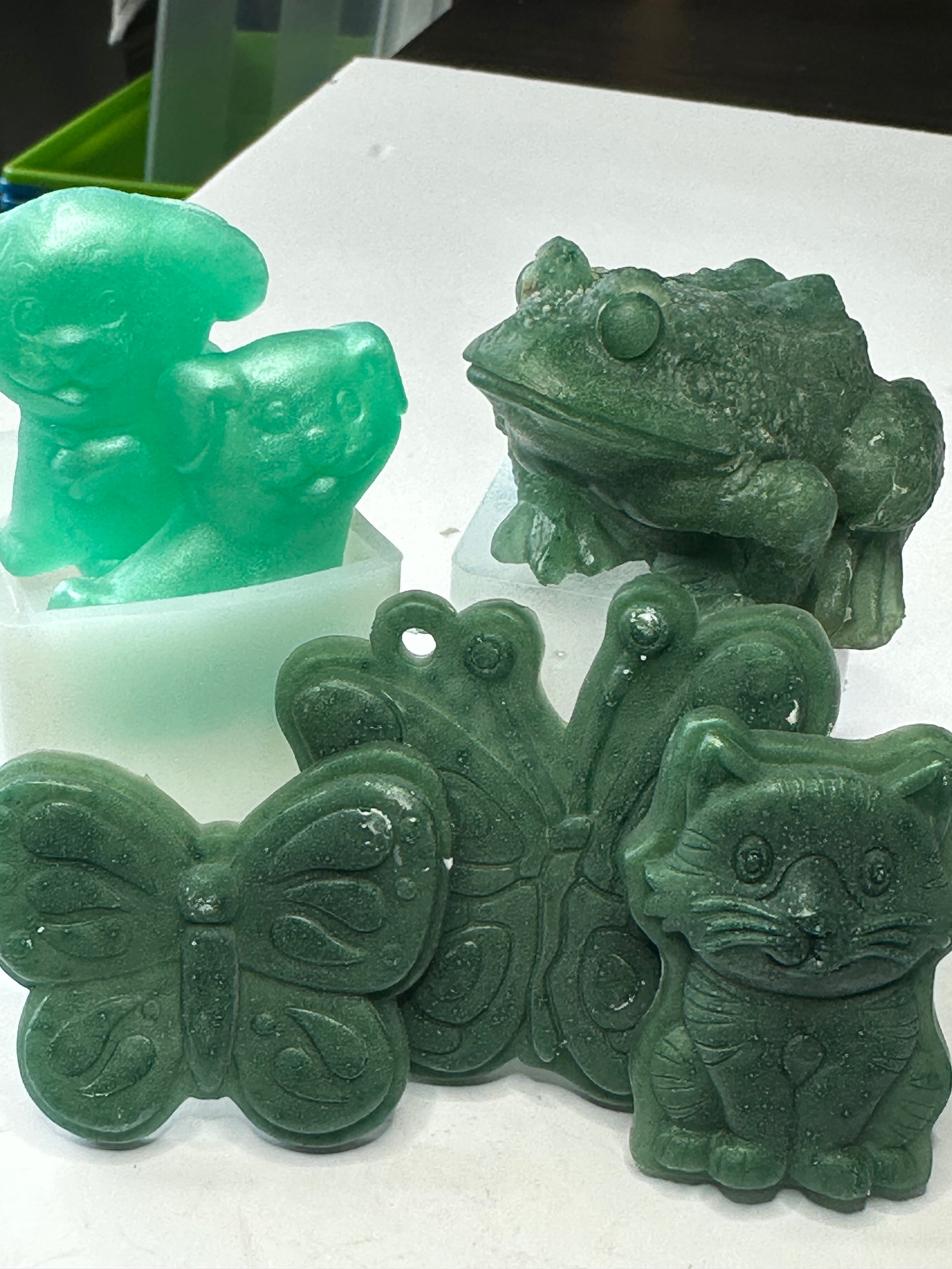 Frog, Butterflies, Puppies, Cat - Glycerin Soap 7.5 oz.