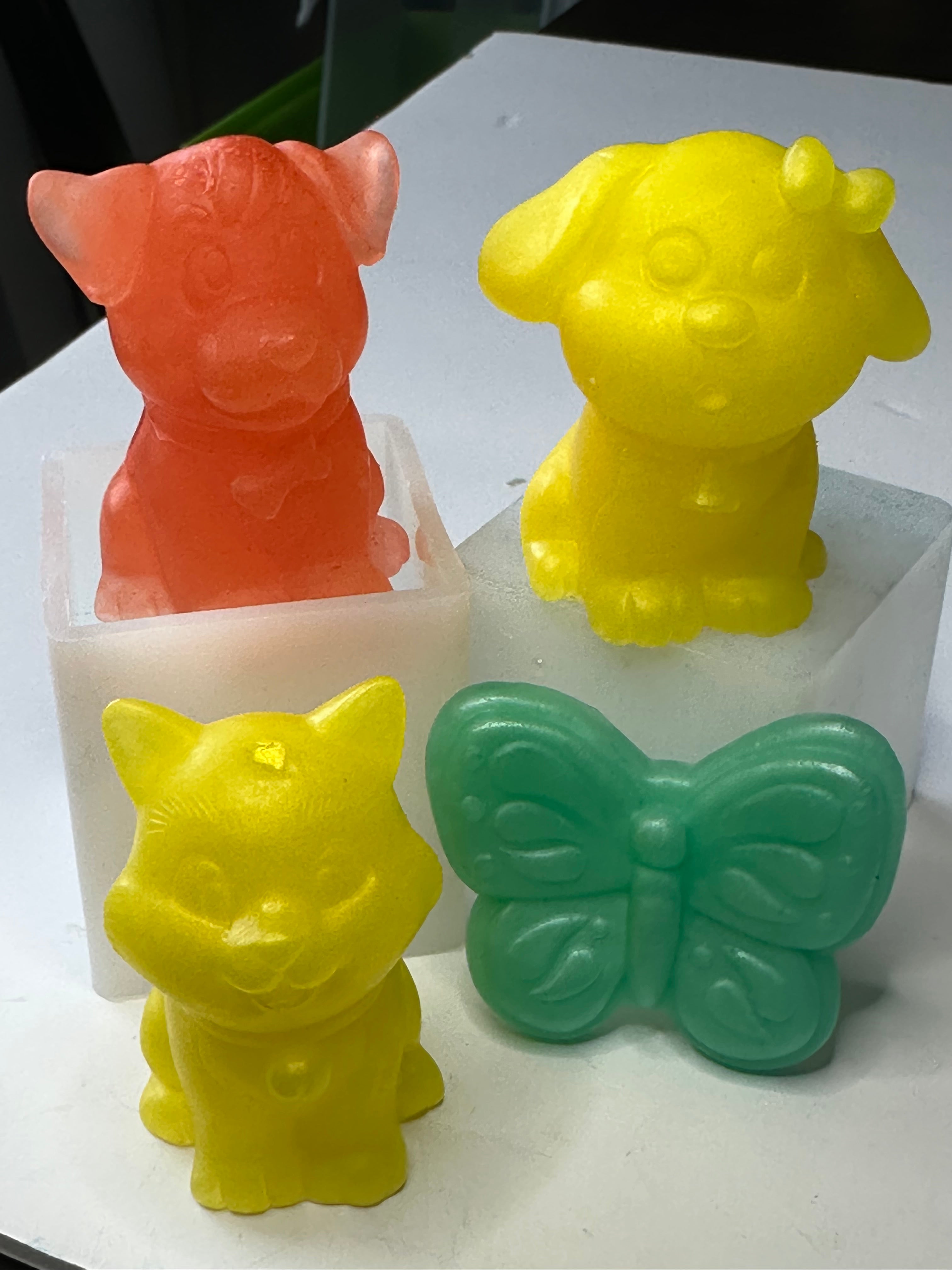 Puppy, Dog, Cat, Butterfly - Glycerin Soap 7.0 oz.