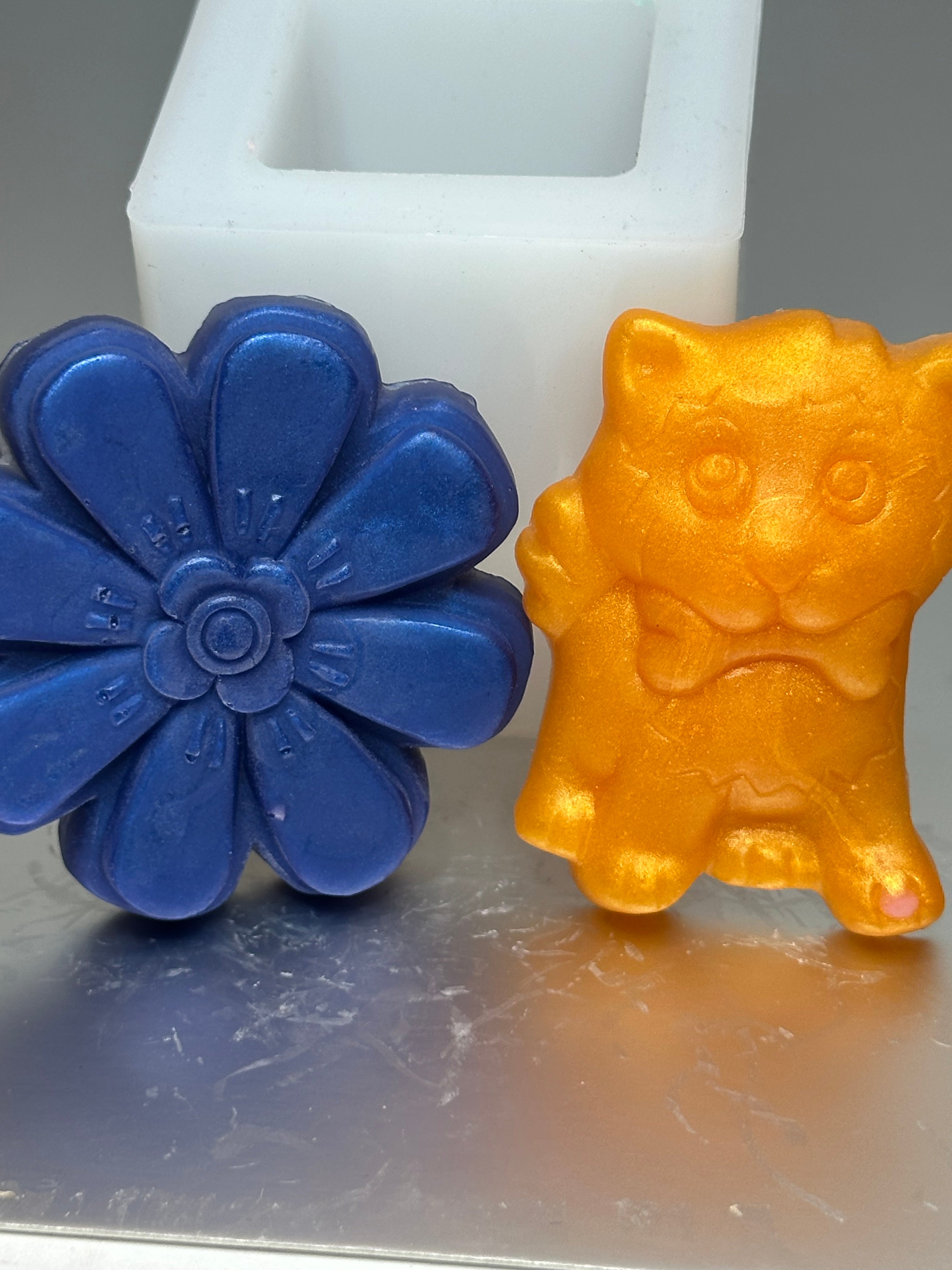 Small Flower and Puppy - Glycerin Soap 1.0 oz.