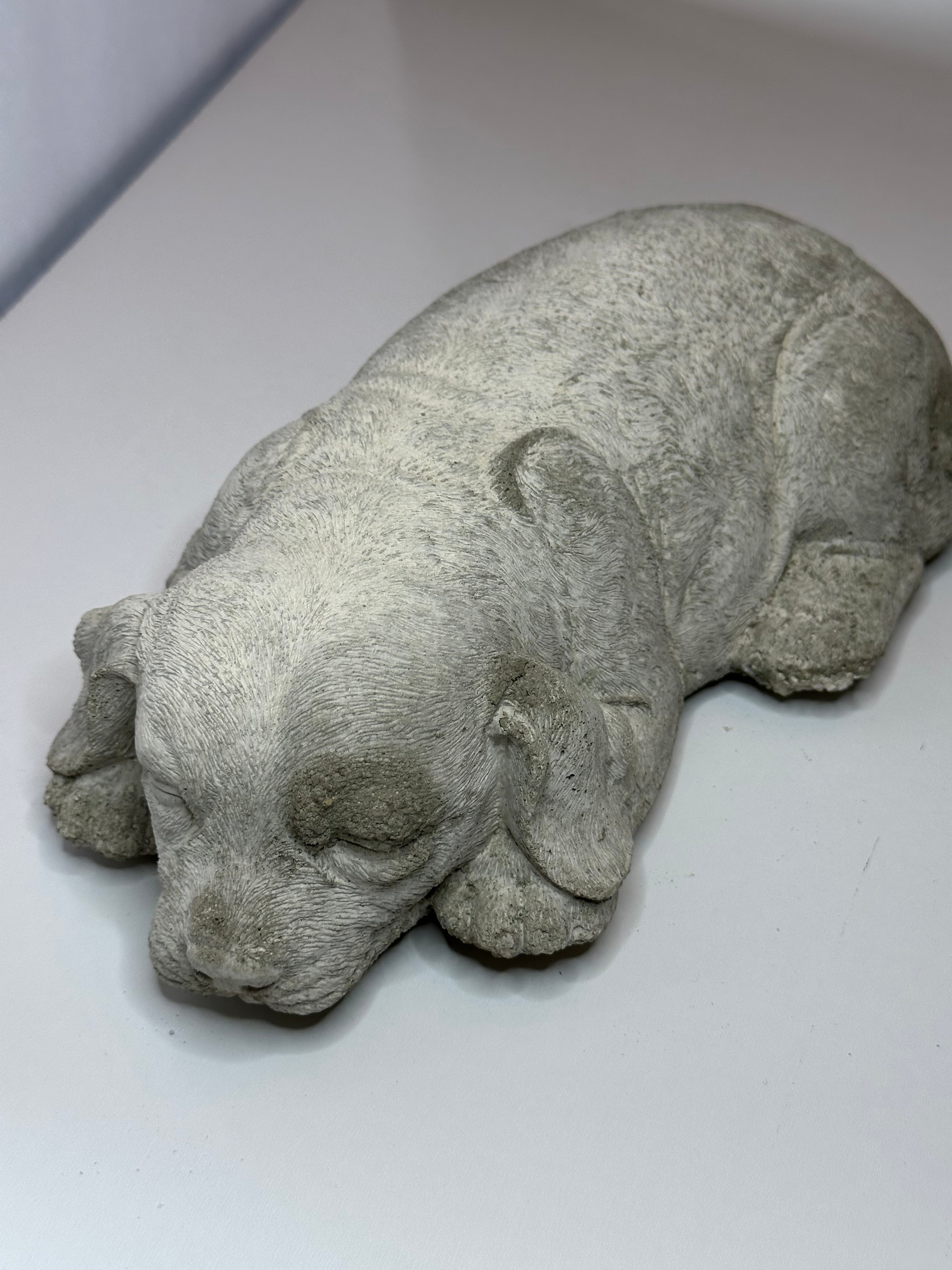 Sleeping Puppy: Small Statuary Unpainted