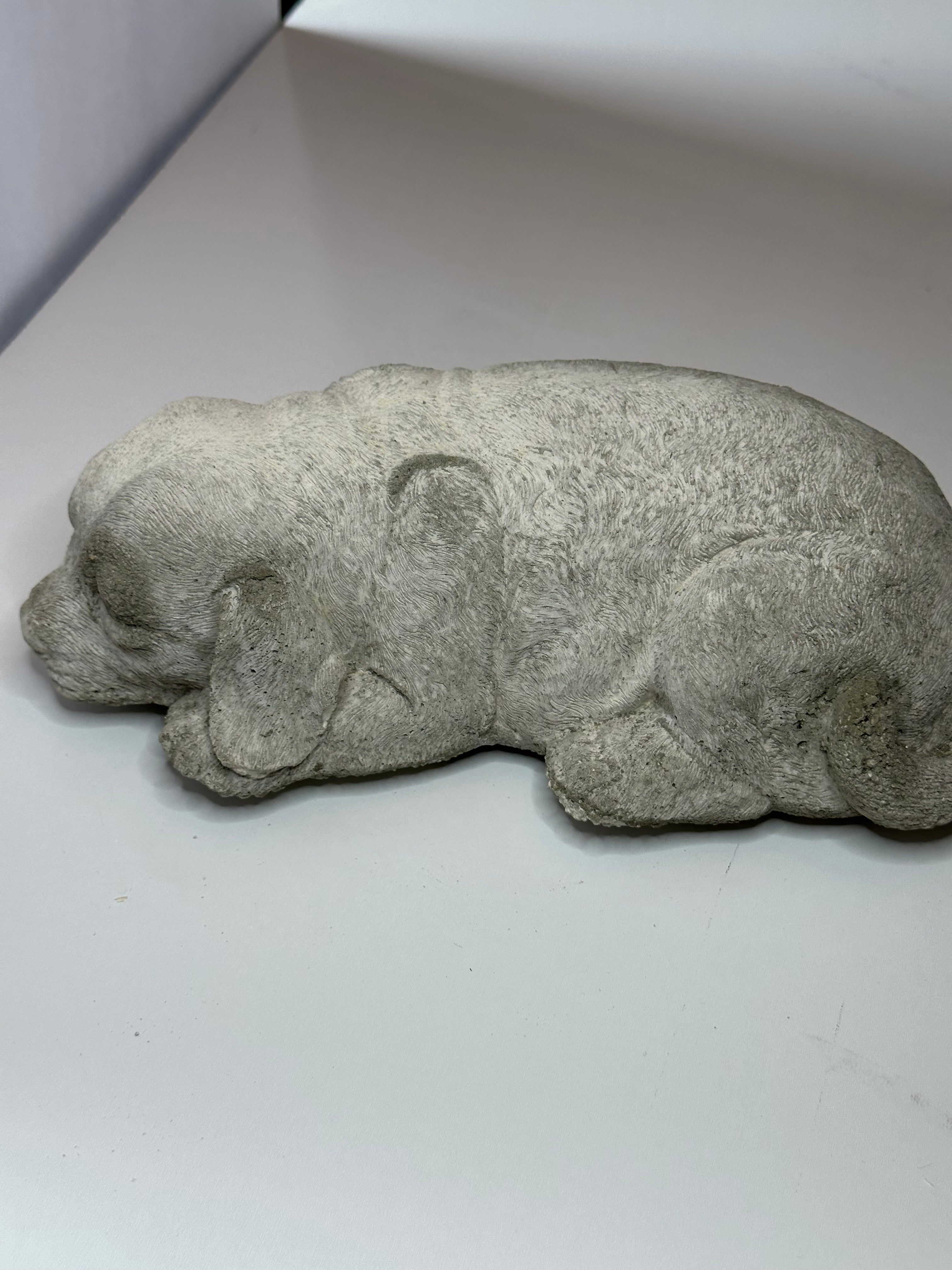 Sleeping Puppy: Small Statuary Unpainted