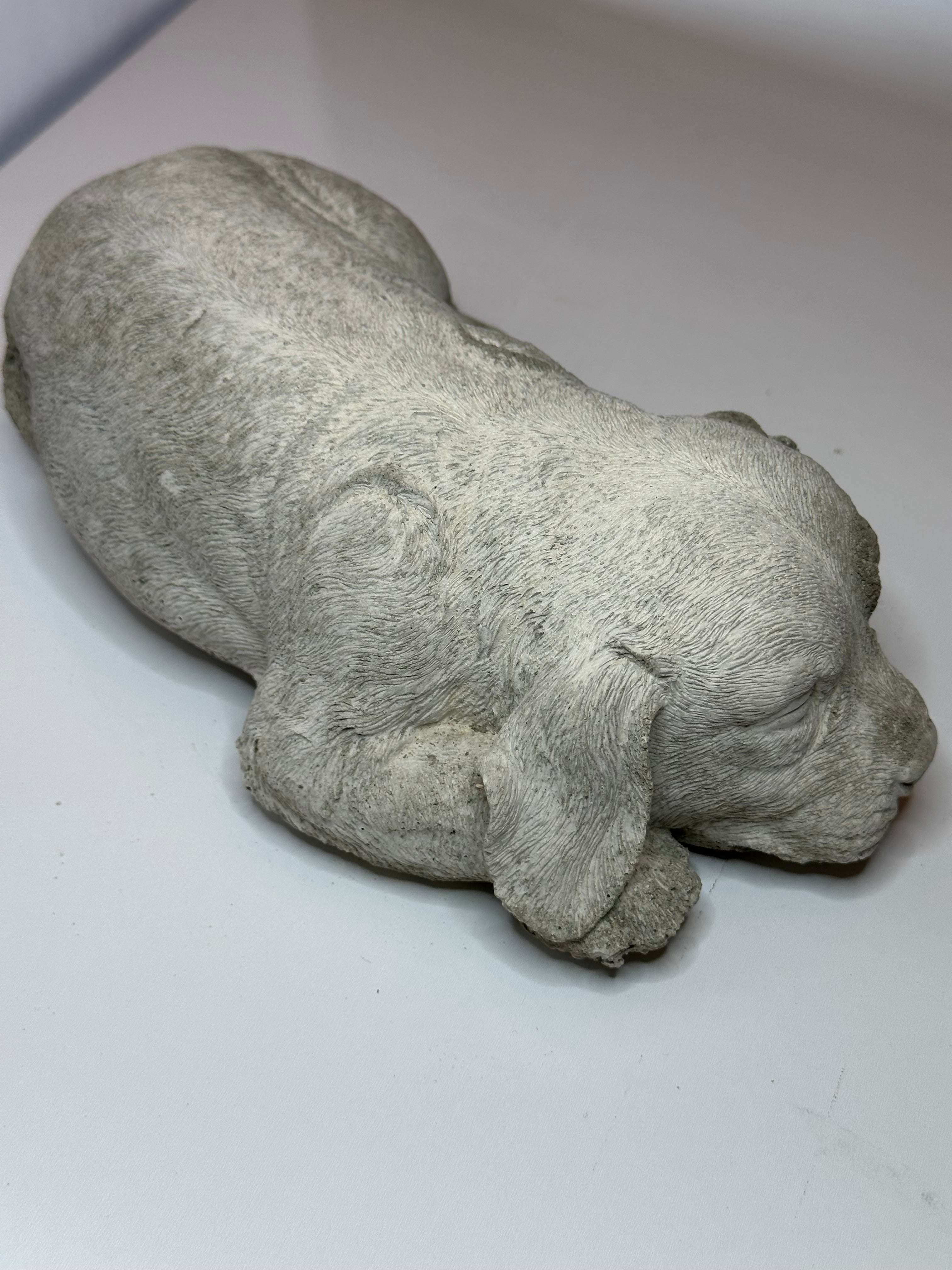 Sleeping Puppy: Small Statuary Unpainted