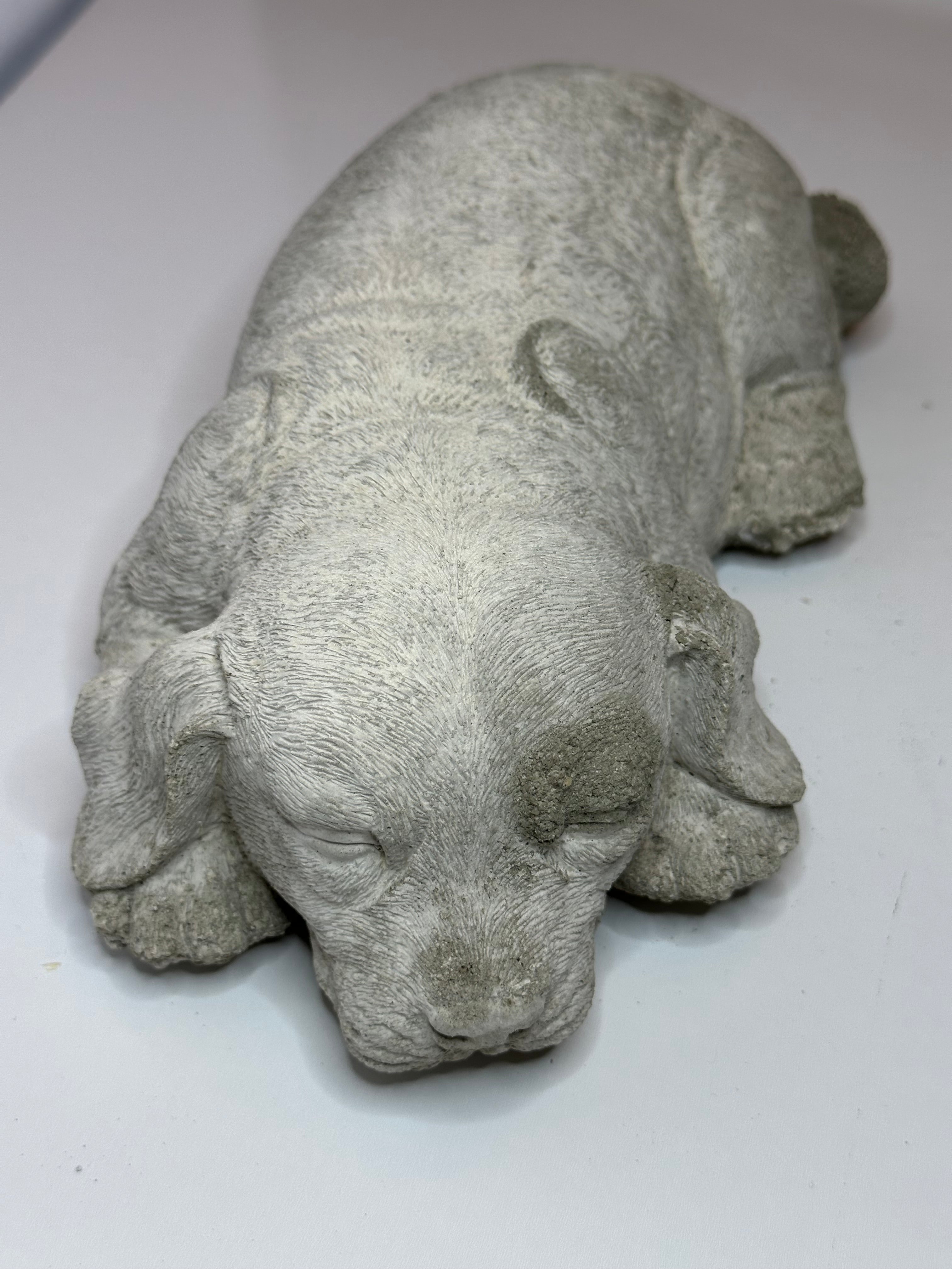 Sleeping Puppy: Small Statuary Unpainted